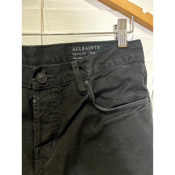 All Saints Pistol Fit Button Fly‎ Men's Jeans - Size 32x31 - Picture 3 of 8
